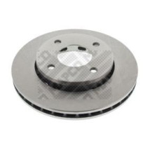 2x MAPCO 25589 Bremsscheibe Vorderachse, 256x24mm, 4x114, Belüftet