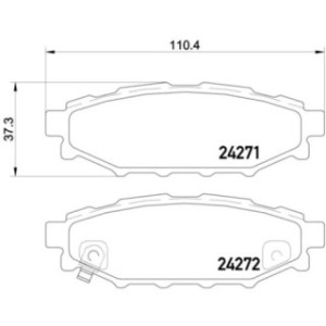 Bremsbelagsatz BREMBO P 78...