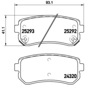 Bremsbelagsatz BREMBO P 30...